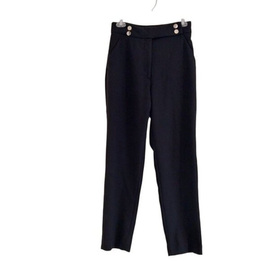 H&M Cigarette Style Sailor Trousers With Vintage Vibe Size 4 Excellent Condition